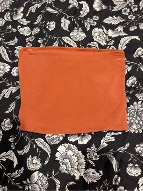 Full Tilt Orange Tube Top